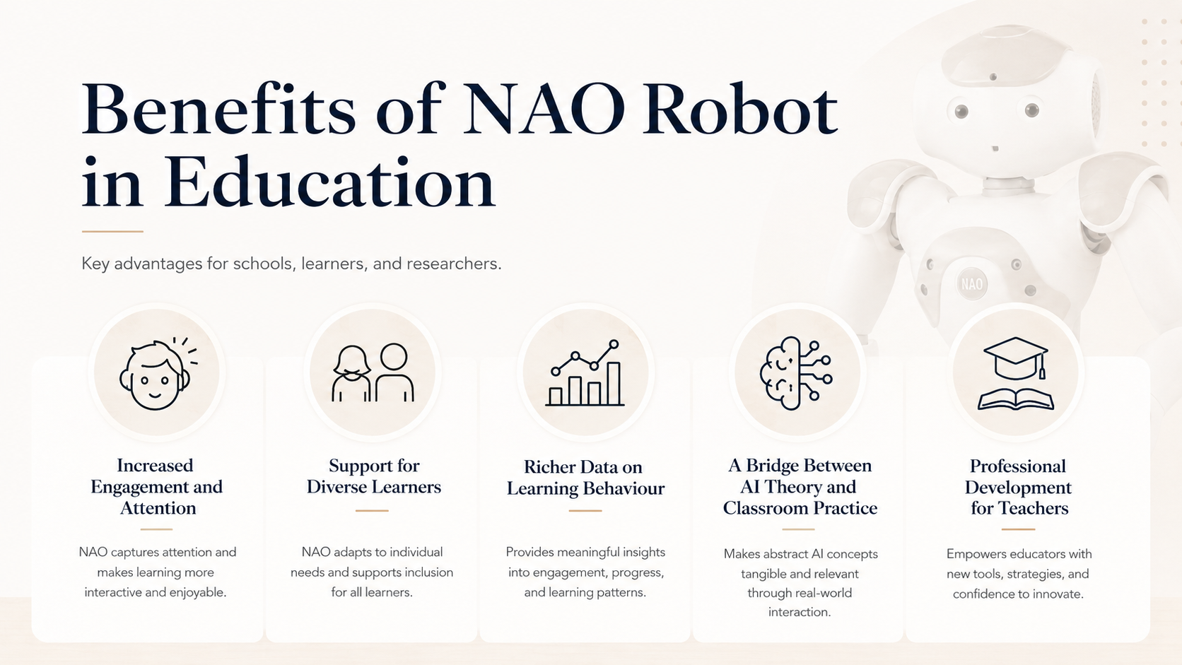 Benefits of NAO robot in education