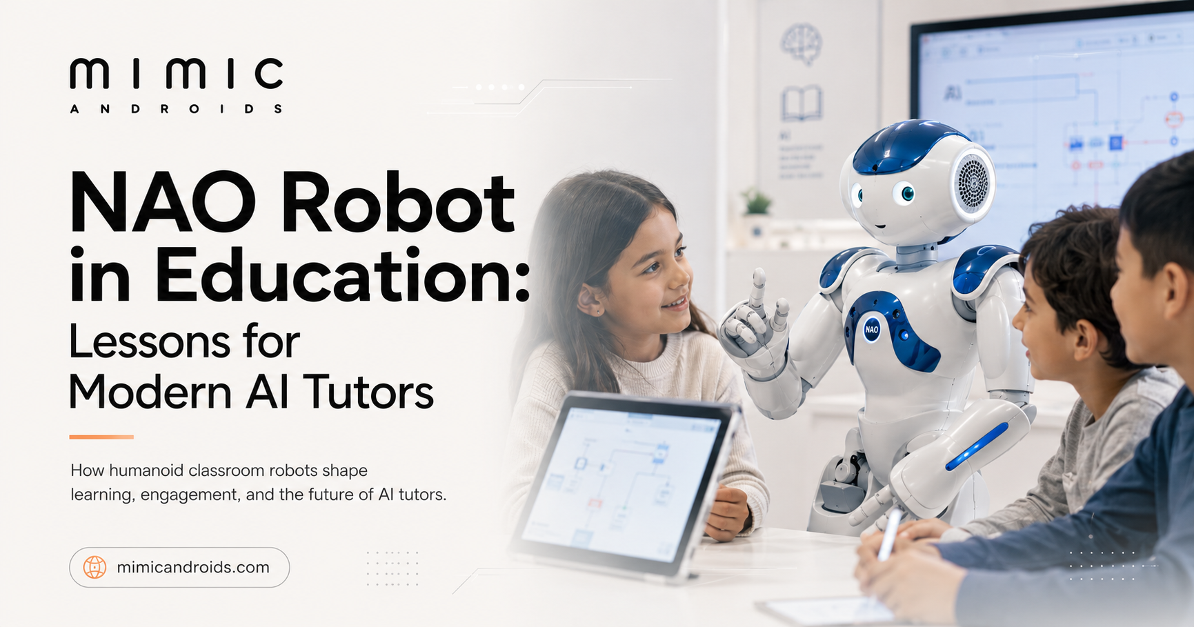 NAO Robot in Education Lessons for Modern AI Tutors