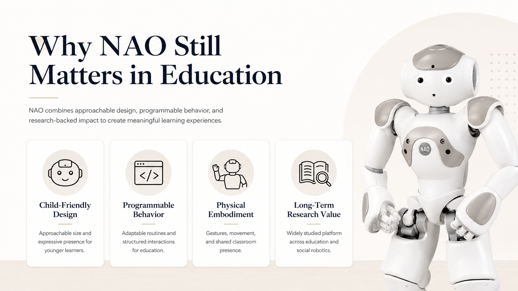 Why NAO still matters in education infographic